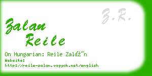 zalan reile business card